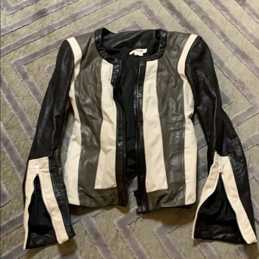 Helmut Lang Leather jacket. Sz. P